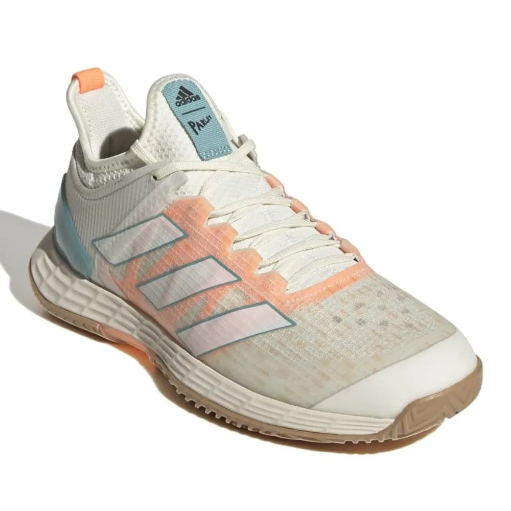 adidas Adizero Ubersonic 4 Parley Women's Tennis Shoes (White/Beam Orange)