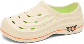 Armadillo Clogs Nurse Garden Shoes for Women Men Non Slip Resistant Work Shoes, Comfortable Nursing Shoe Womens Mules Slip On Oil Resistant Waterproof Chef Gardening Kitchen Food Service Shoe Unisex