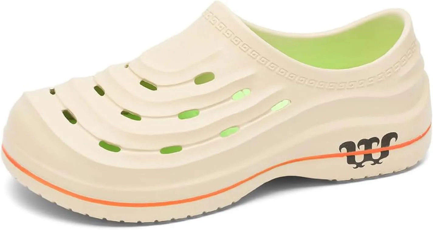 Armadillo Clogs Nurse Garden Shoes for Women Men Non Slip Resistant Work Shoes, Comfortable Nursing Shoe Womens Mules Slip On Oil Resistant Waterproof Chef Gardening Kitchen Food Service Shoe Unisex