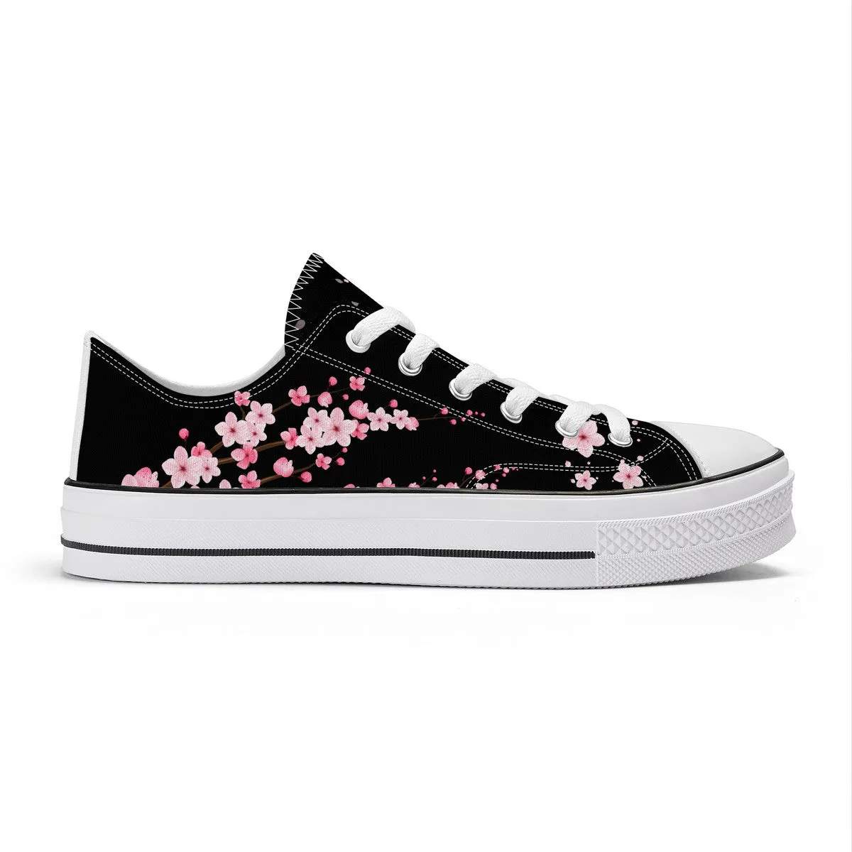 B&W Sakura Low Top Canvas Shoes