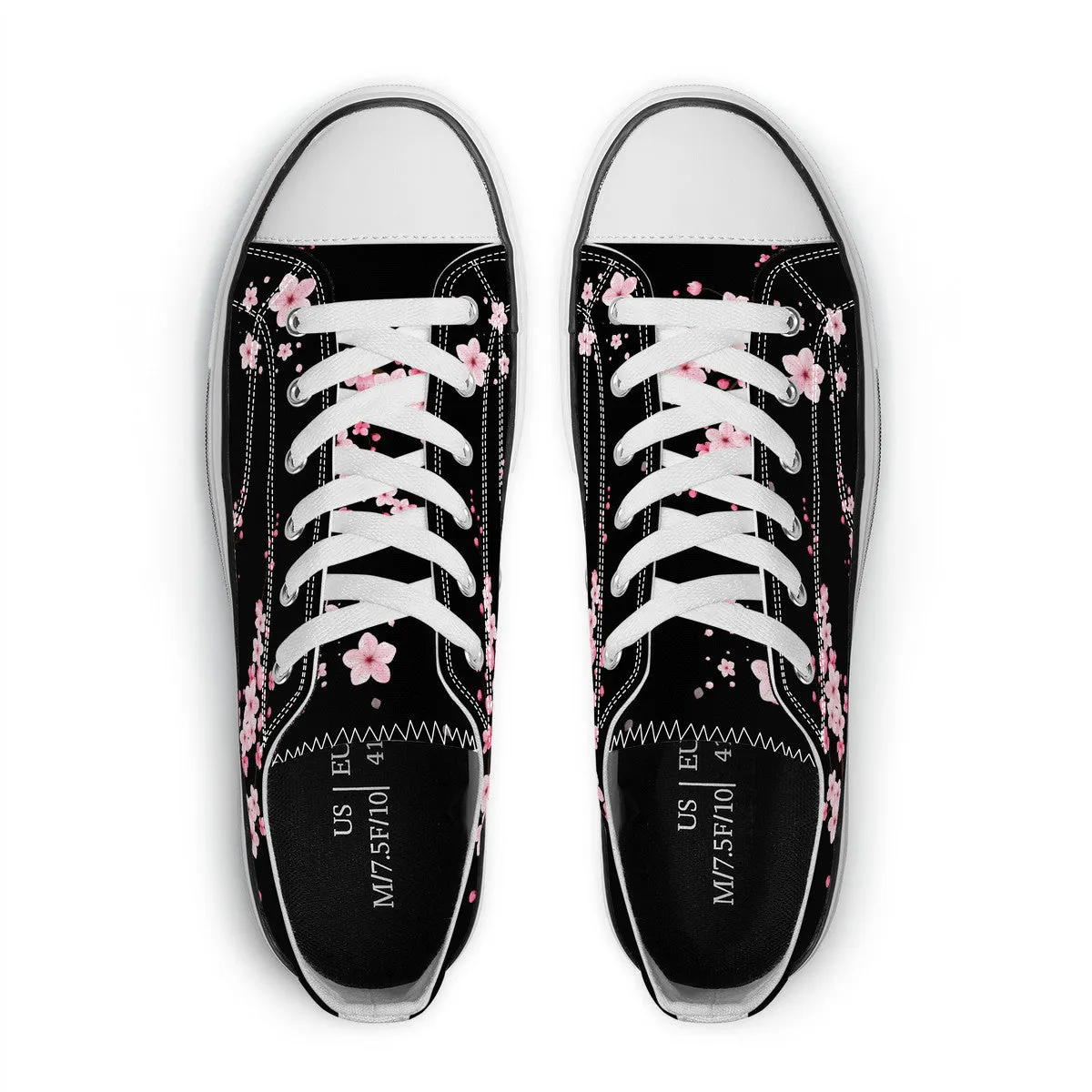 B&W Sakura Low Top Canvas Shoes