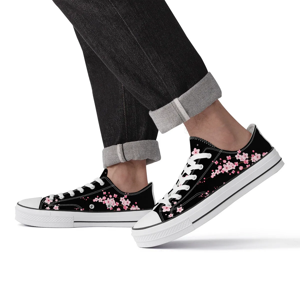 B&W Sakura Low Top Canvas Shoes