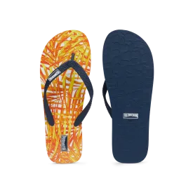 Beach Flip Flops Palm Leaves