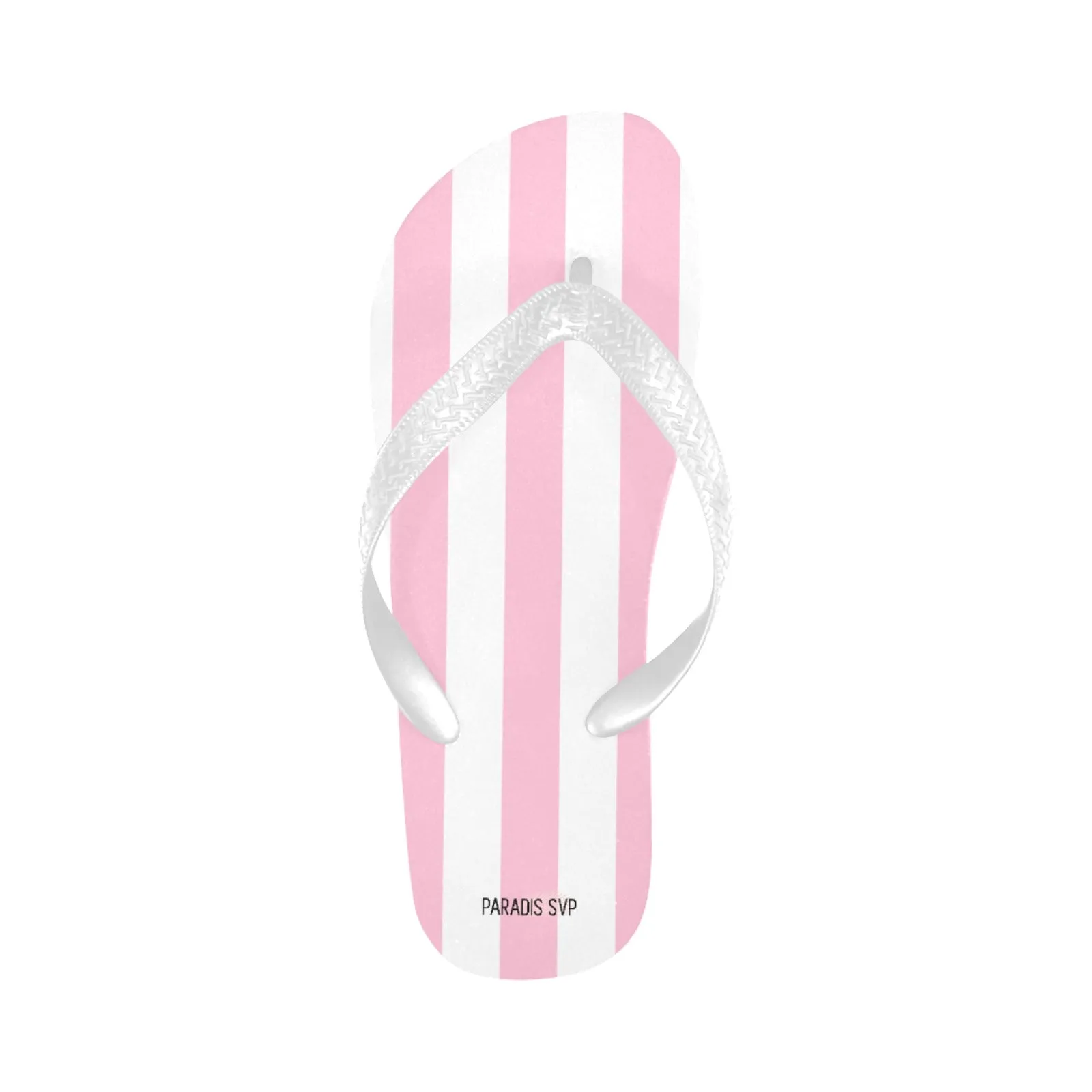 Coastal Cabana - Pink Striped Flip-Flops