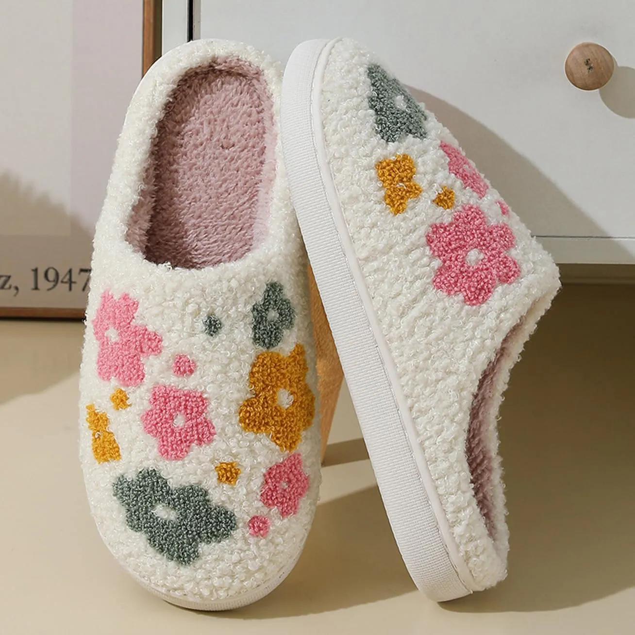 Cowboy Boot And Cowgirl Hat Slippers For Women Men Cute Strawberry Slippers Cozy Couple Indoor Outdoor House Slippers