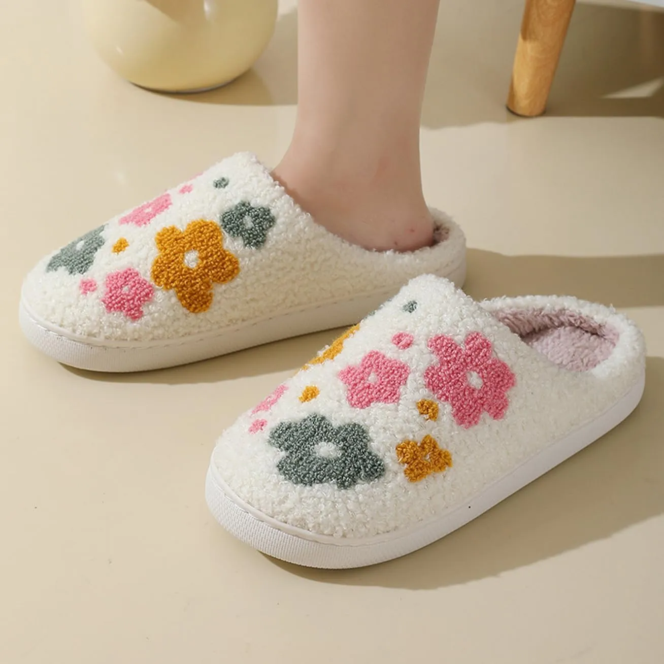 Cowboy Boot And Cowgirl Hat Slippers For Women Men Cute Strawberry Slippers Cozy Couple Indoor Outdoor House Slippers