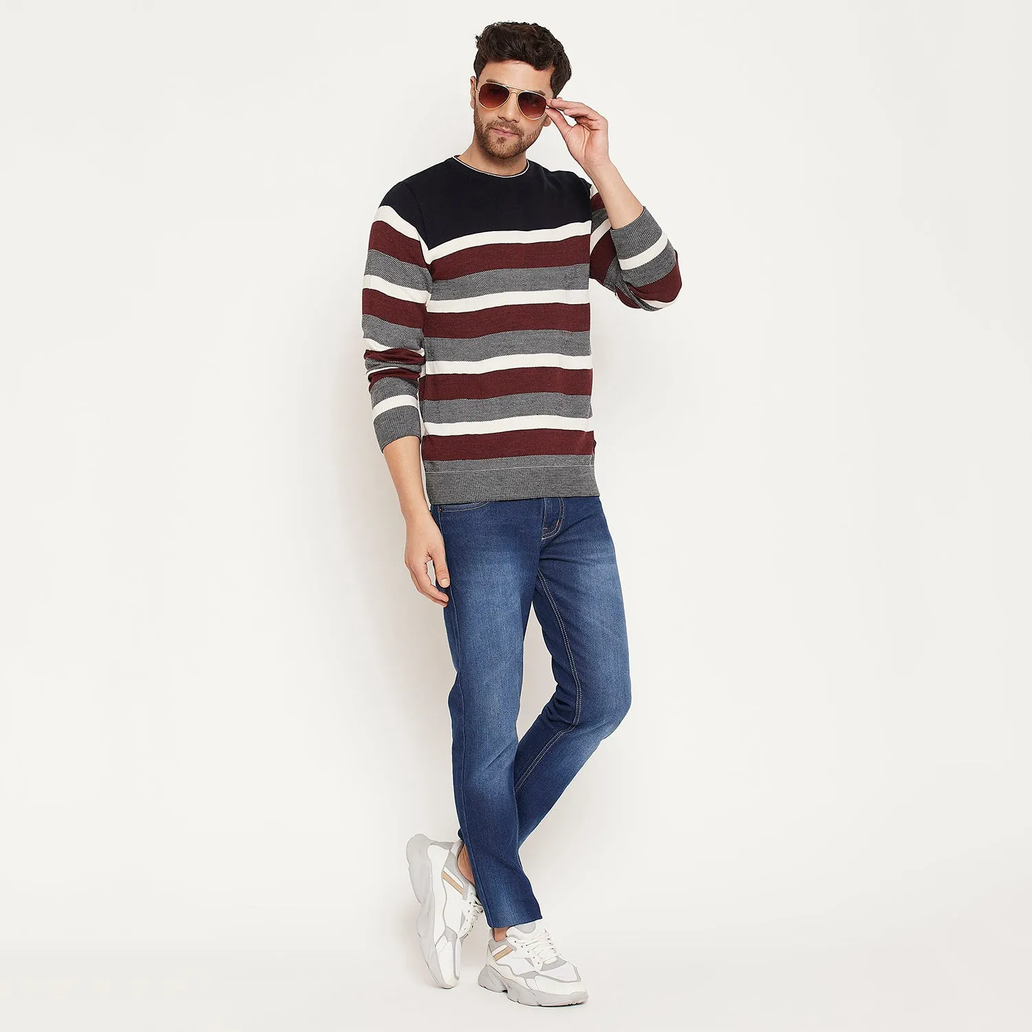 Duke Stardust Men Full Sleeve Pullover (SDS2110)