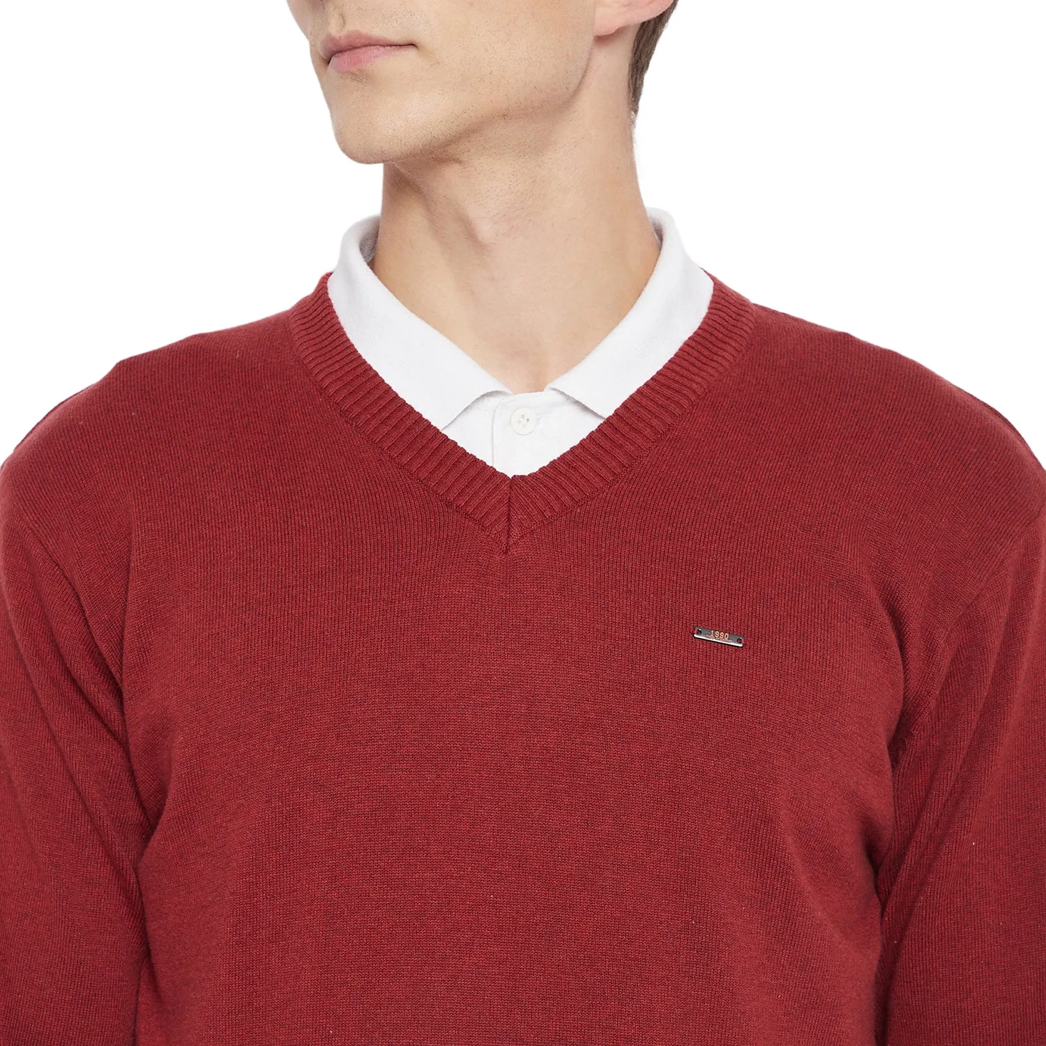 Duke Stardust Men Full Sleeve V Neck Sweater (SDS731)