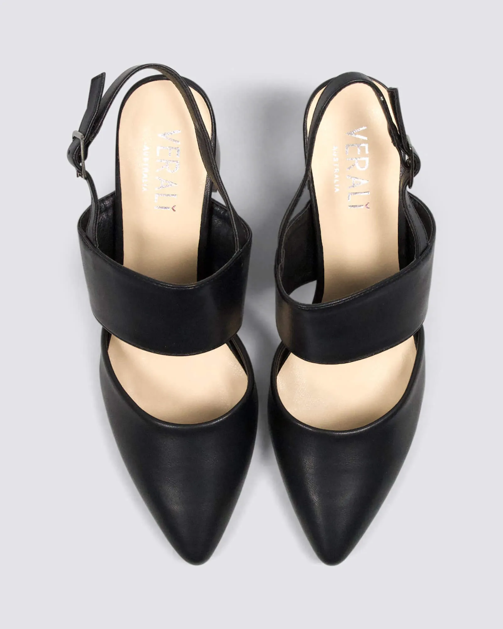 ENA SLINGBACK HEELS BLACK