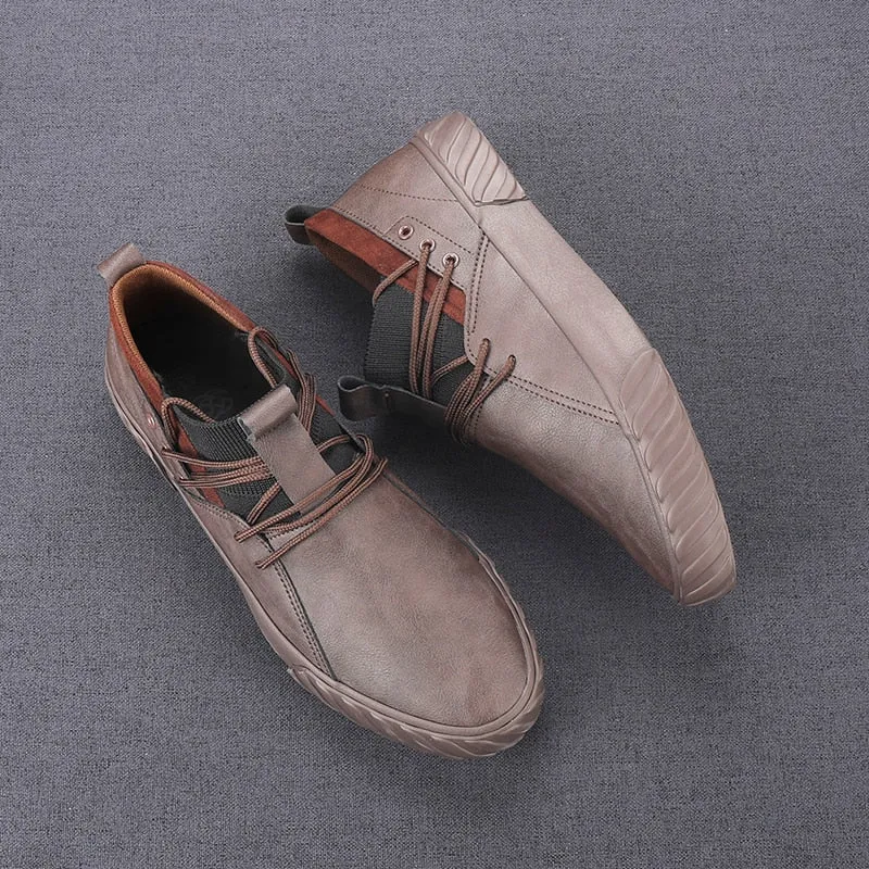 Fashion British High Top Loafers Designer Sneakers
