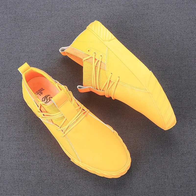 Fashion British High Top Loafers Designer Sneakers