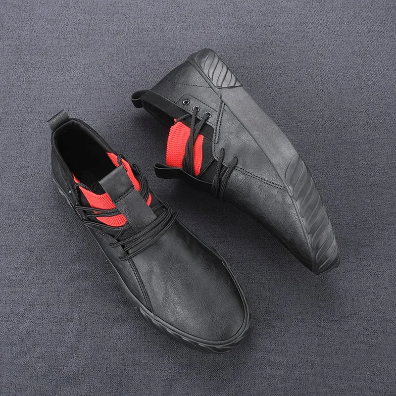 Fashion British High Top Loafers Designer Sneakers