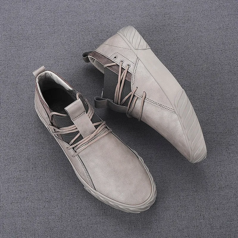 Fashion British High Top Loafers Designer Sneakers