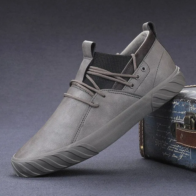 Fashion British High Top Loafers Designer Sneakers