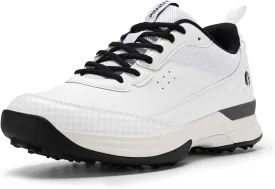 FitVille Wide Golf Shoes Men Professional Outdoor Water Resistant Golf Shoes for Course with Spikes