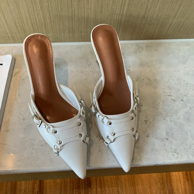 Florence Pointed Toe Mules