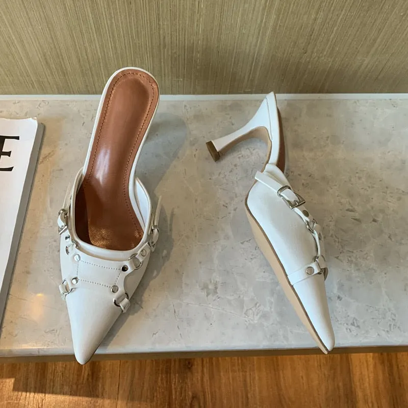 Florence Pointed Toe Mules