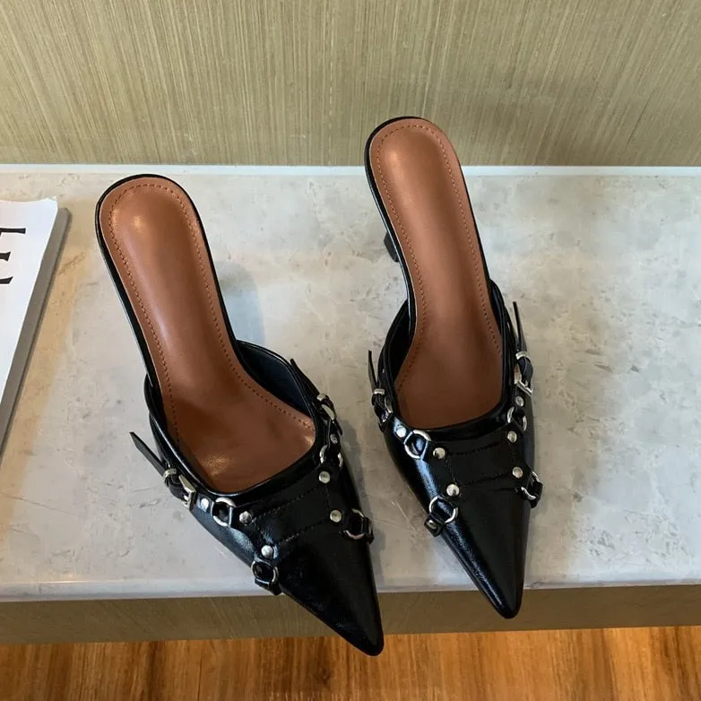 Florence Pointed Toe Mules