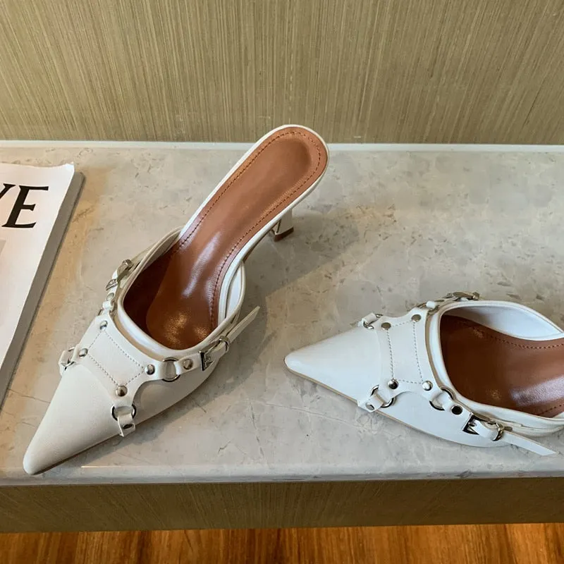 Florence Pointed Toe Mules