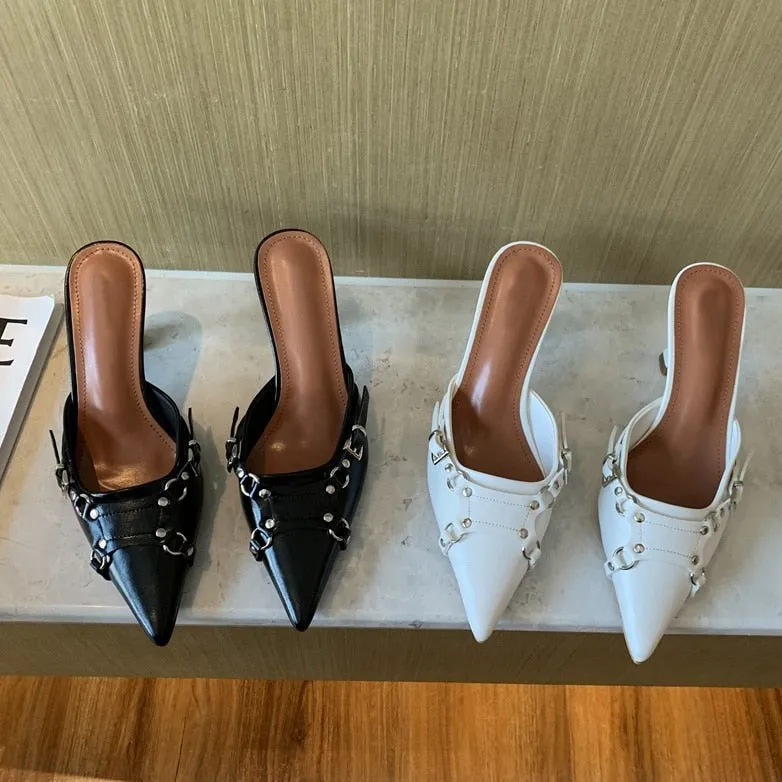 Florence Pointed Toe Mules