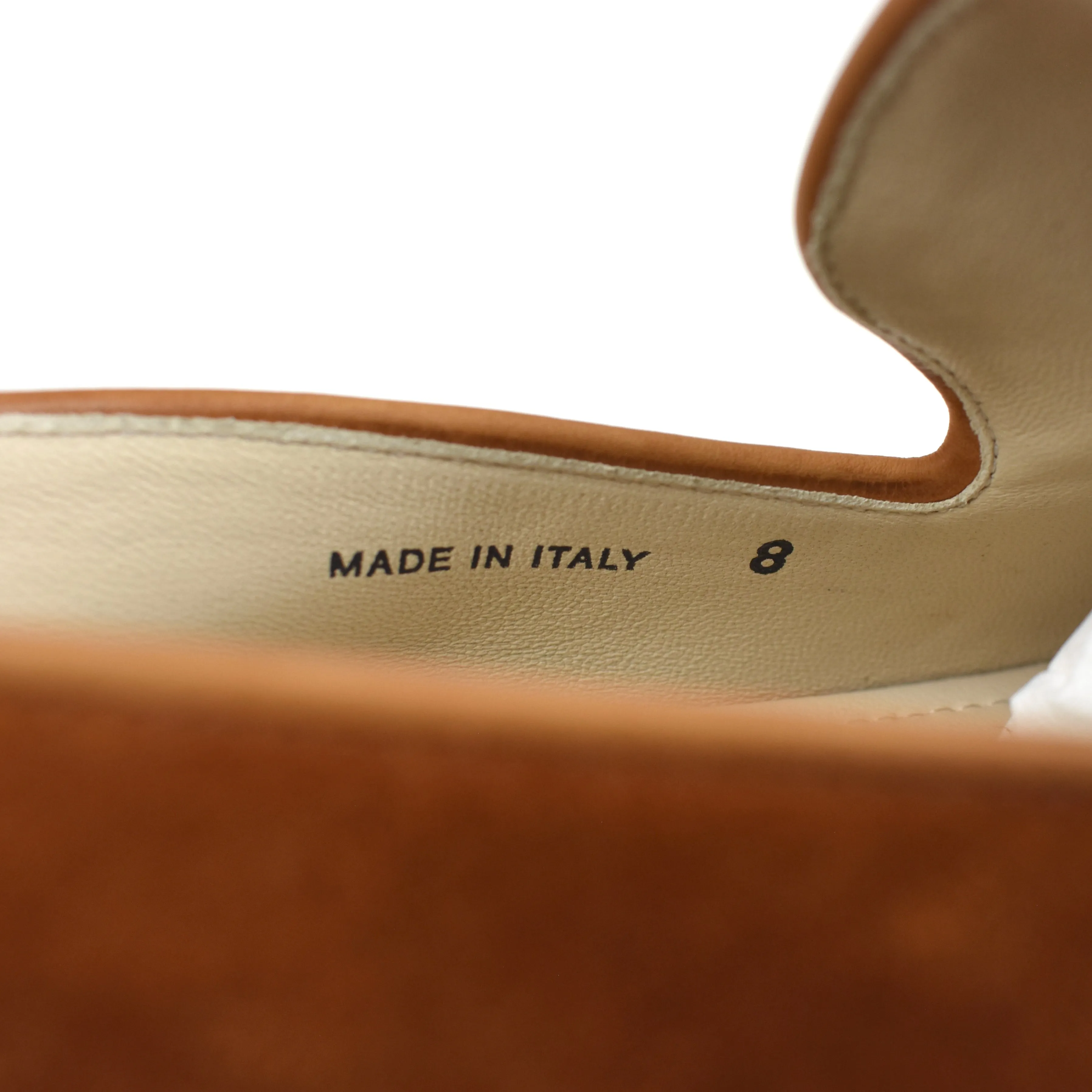 Giorgio Armani - Brown Calf Suede Slippers / Loafers