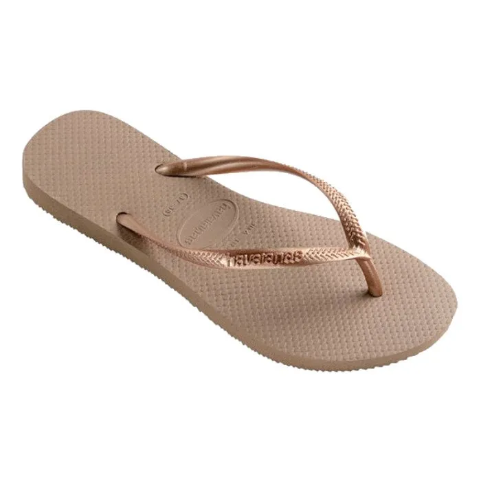 HAVAIANAS SLIM TEENSLIPPERS - ROSE GOLD