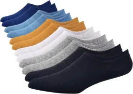 JORMATT Mens No Show Socks Cotton Low Cut Short Casual Socks Men With Non-Slip Grips, 12 Pairs/8 Pairs/6 Pairs