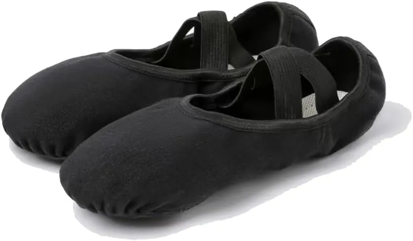 MSMAX Dance Flats Performa Stretch Ballet Slipper Toddler/Little Kid/Big Kid/Adult