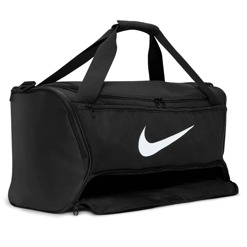Nike Brasilia 9.5 Training Duffel Bag 60L Black Black White