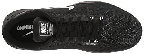 NIKE Women's Flex Supreme TR 5 Cross Training Shoe, Black/White/Pure Platinum, 9.5 B(M) US