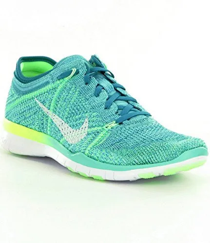 Nike Womens Free TR Flyknit Running Shoes (7, HYPER TURQ/ENERGY/GHOST GREEN/WHITE)