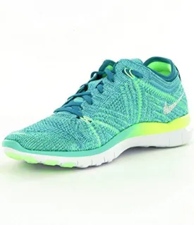 Nike Womens Free TR Flyknit Running Shoes (7, HYPER TURQ/ENERGY/GHOST GREEN/WHITE)