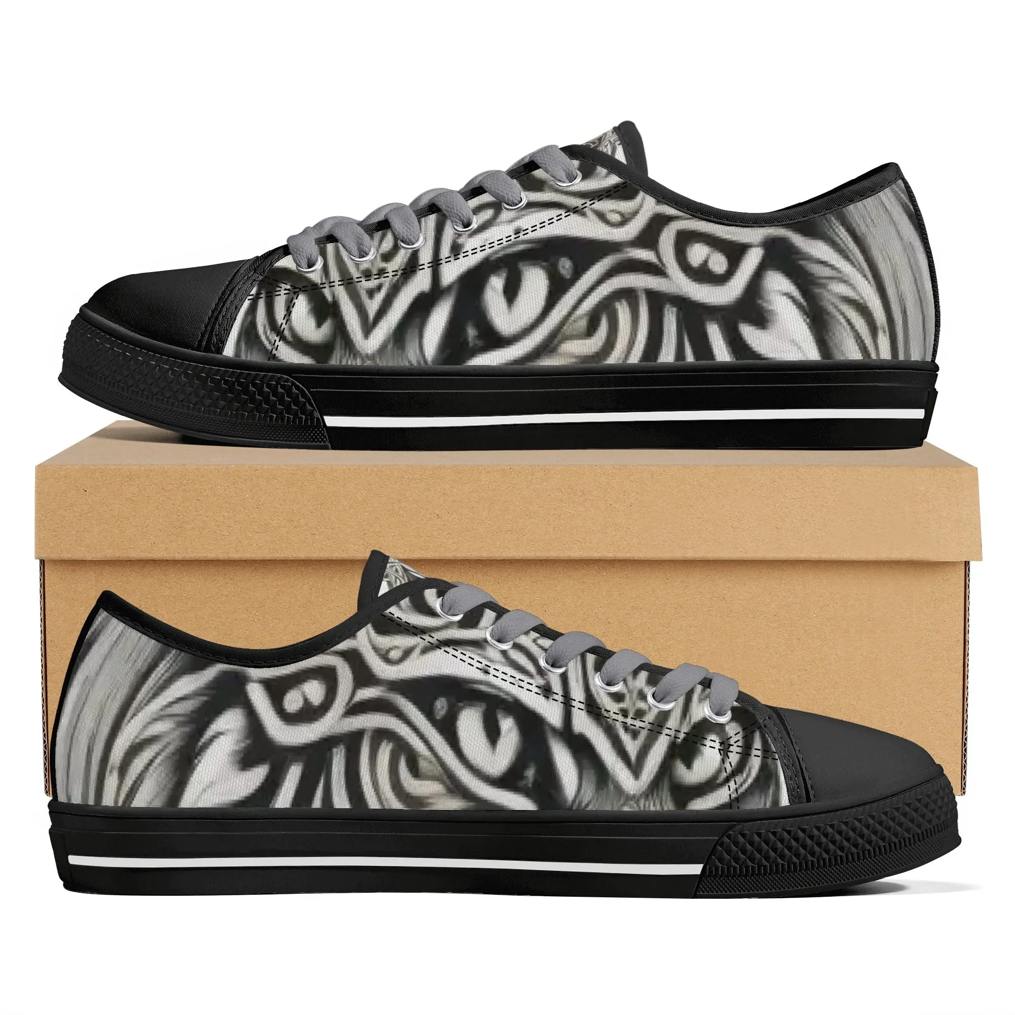 Nordic Kitty Mens Low Top