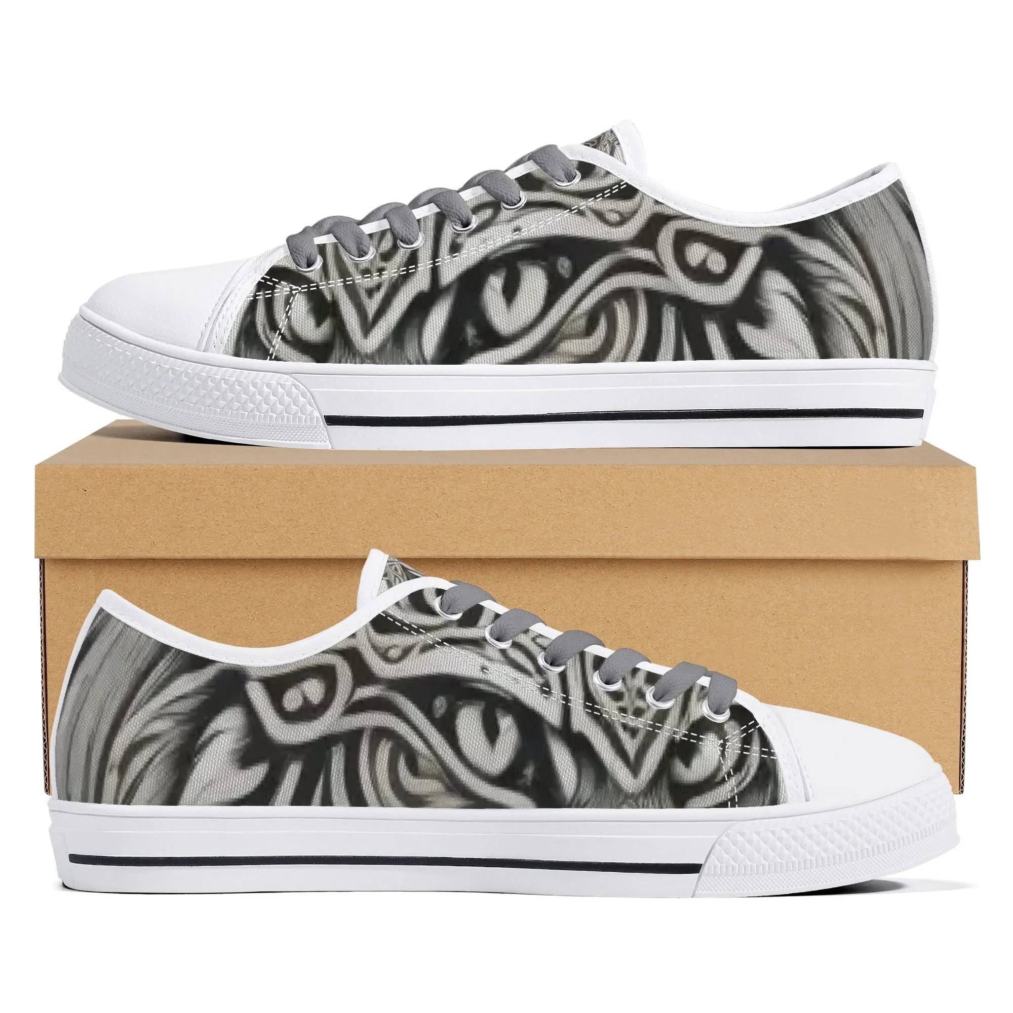 Nordic Kitty Mens Low Top