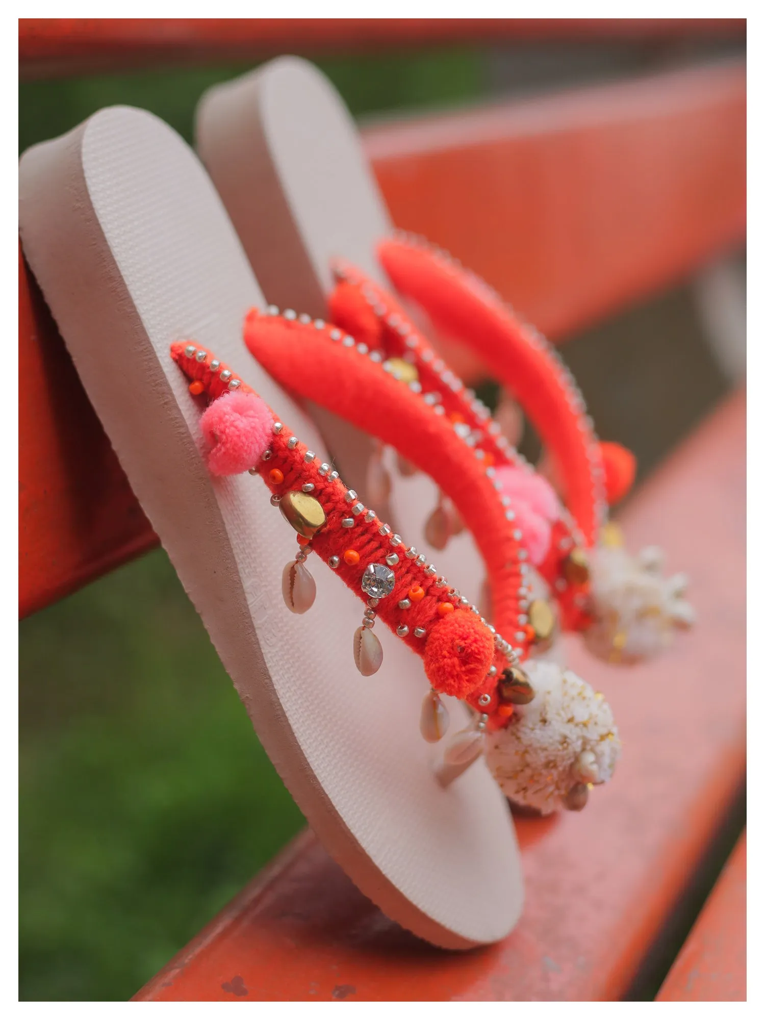 NURI beach flip-flops - Orange