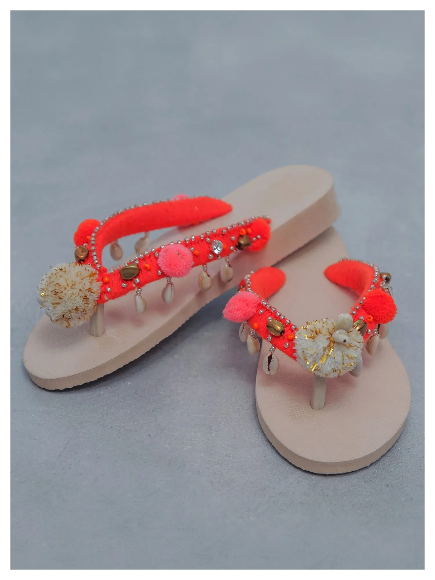 NURI beach flip-flops - Orange
