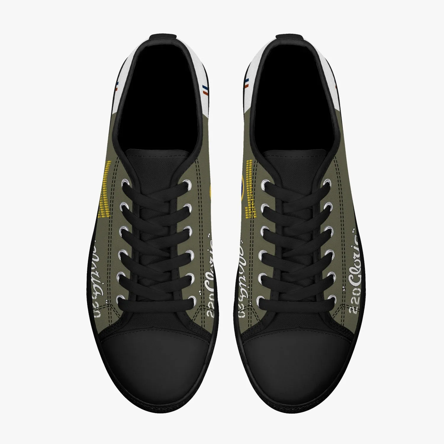 P-40 "Gloria Lyons" Low Top Canvas Shoes