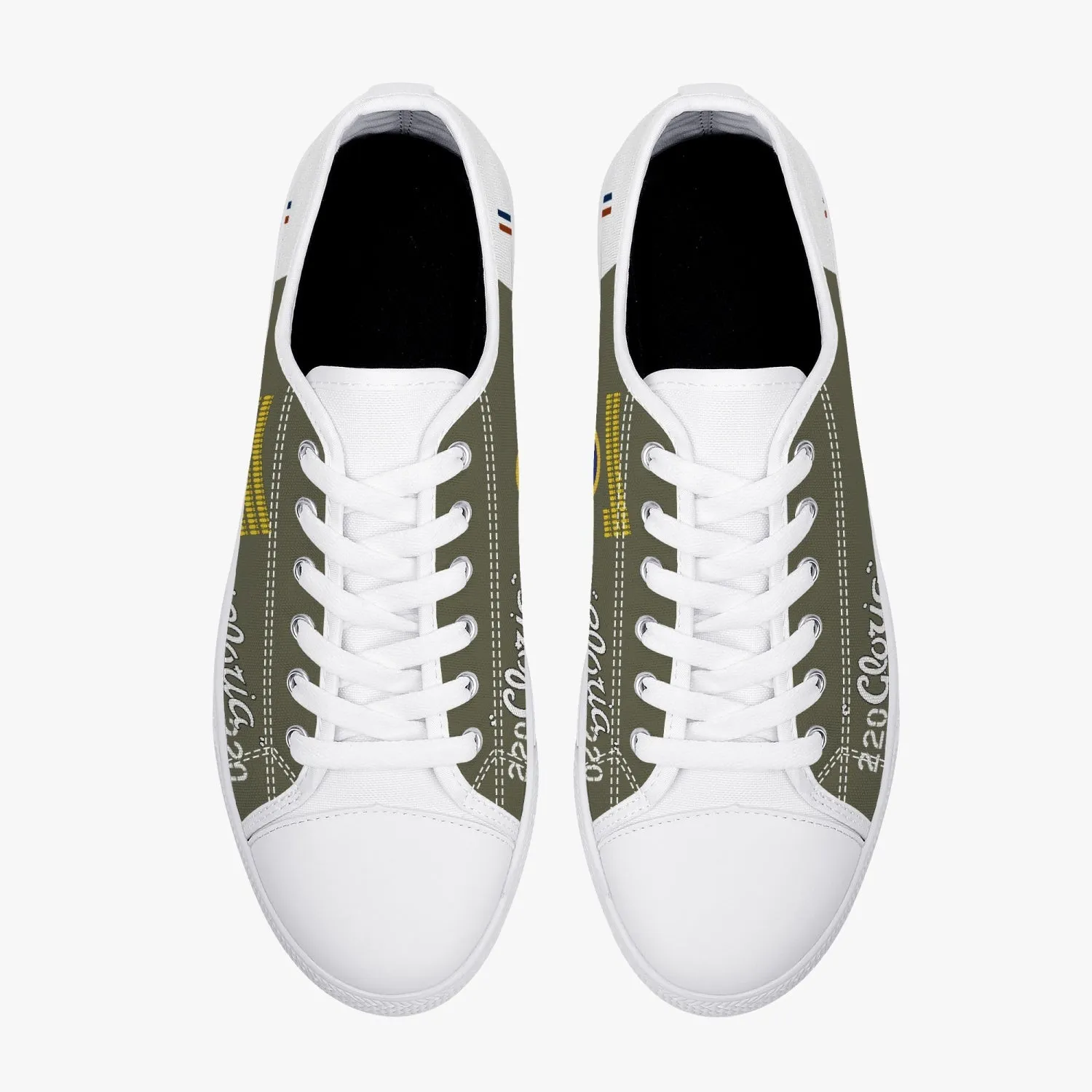 P-40 "Gloria Lyons" Low Top Canvas Shoes