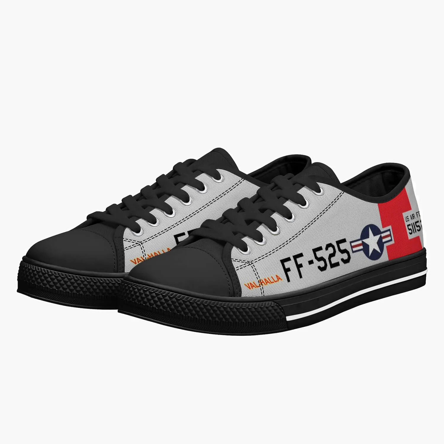 P-51 "Val-Halla" Low Top Canvas Shoes
