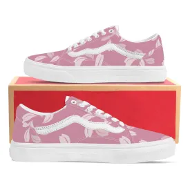 Pink October Low Top Flat Sneaker