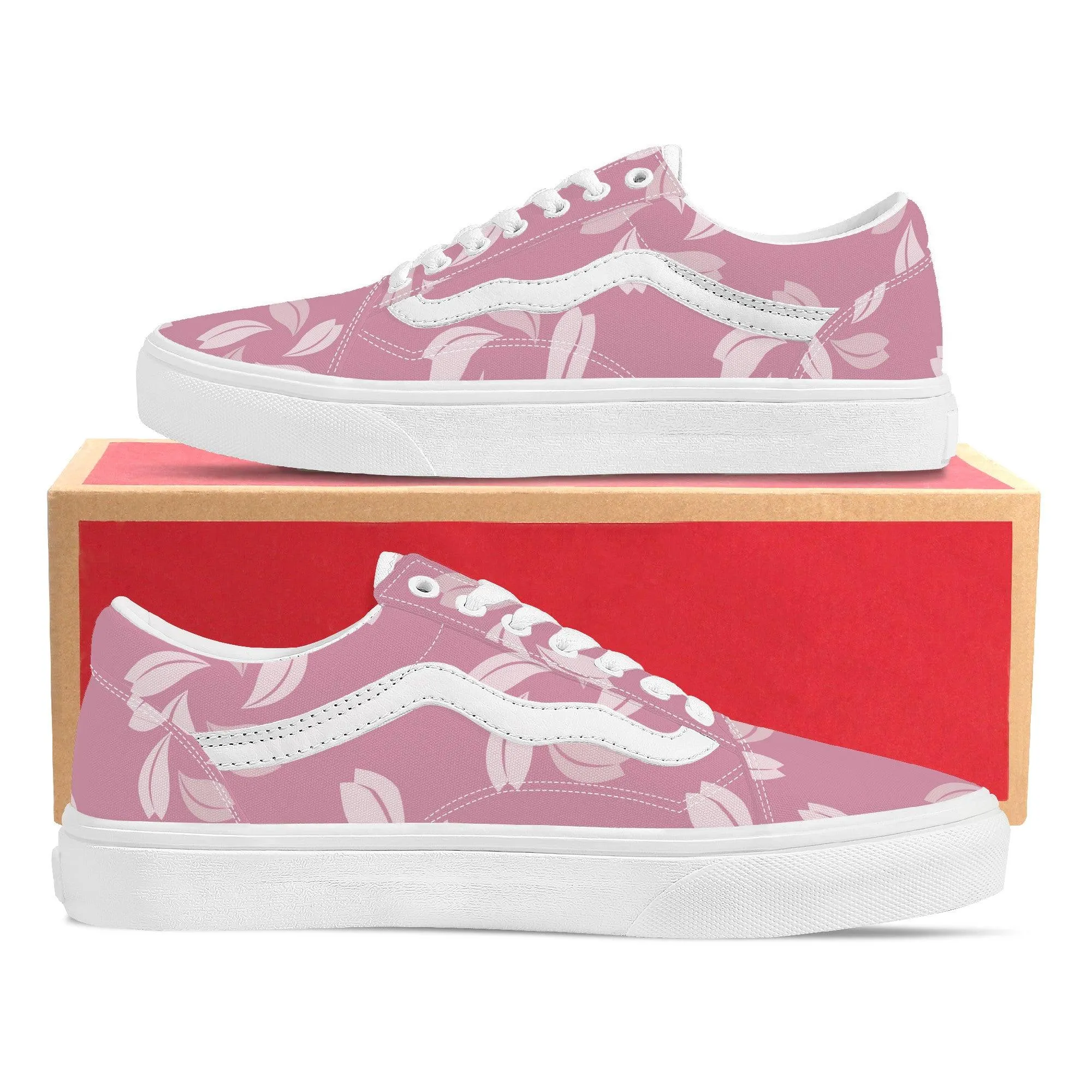 Pink October Low Top Flat Sneaker