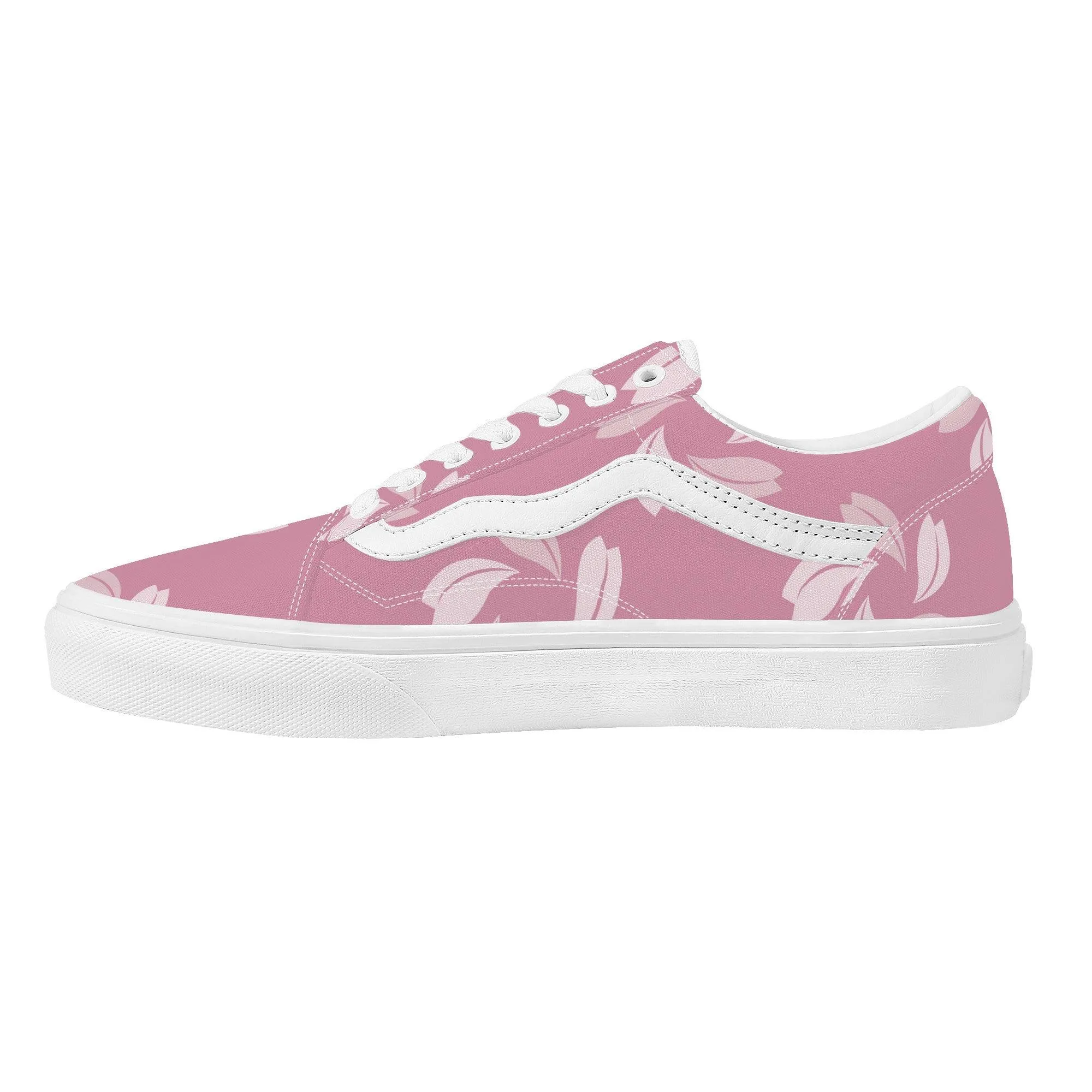 Pink October Low Top Flat Sneaker