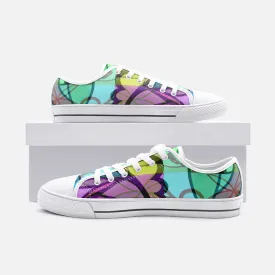 Pinwheel Pyxus Psychedelic Canvas Low-Tops