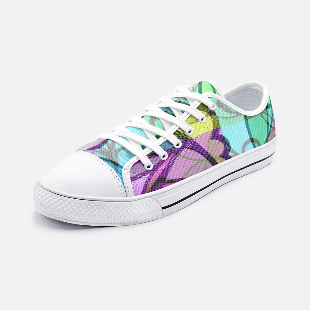 Pinwheel Pyxus Psychedelic Canvas Low-Tops