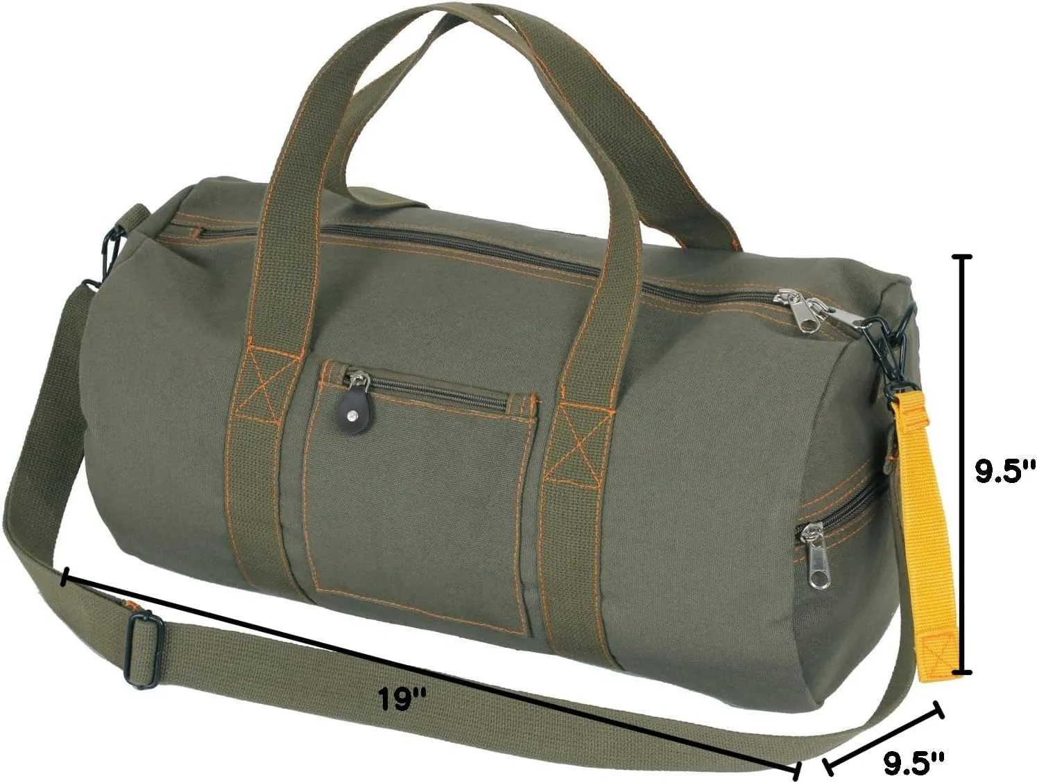 Rothco Canvas Equipment Duffle Bag ?C Travel & Gym Bag with Heavyweight Cotton Canvas Material ?C Great for Storing Gear, Clothing, and More