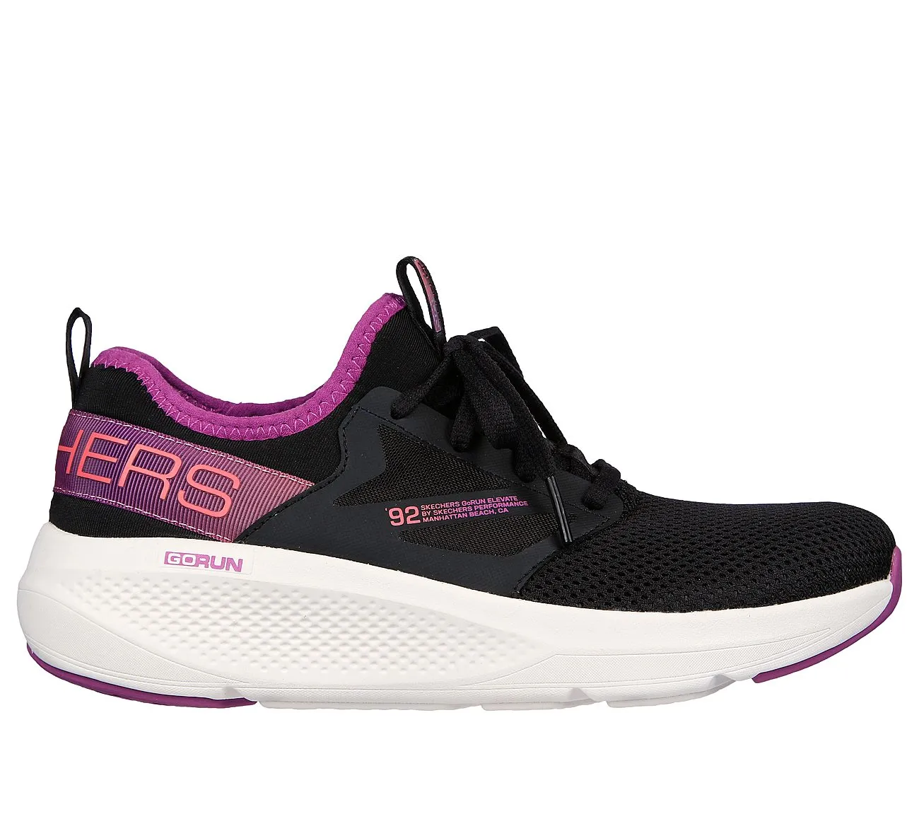 SKECHERS GO RUN ELEVATE - QUICK STRIDE - 128317 - BKPR