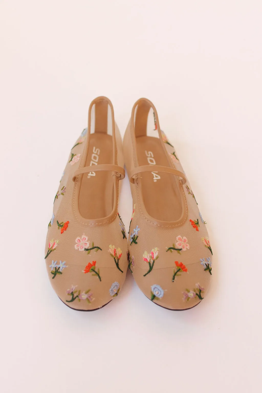 sophia floral ballet flats