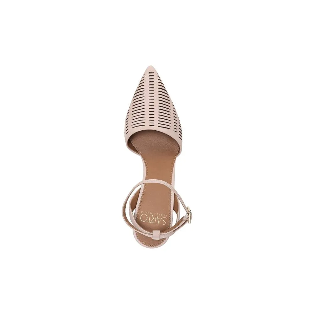 Starla Blush Leather Franco Sarto Pumps