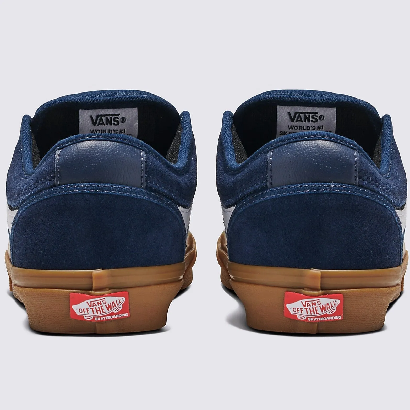 Vans Skate Chukka Low Sidestripe Skateboard Shoe - Navy/Gum