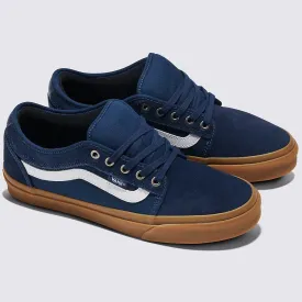 Vans Skate Chukka Low Sidestripe Skateboard Shoe - Navy/Gum